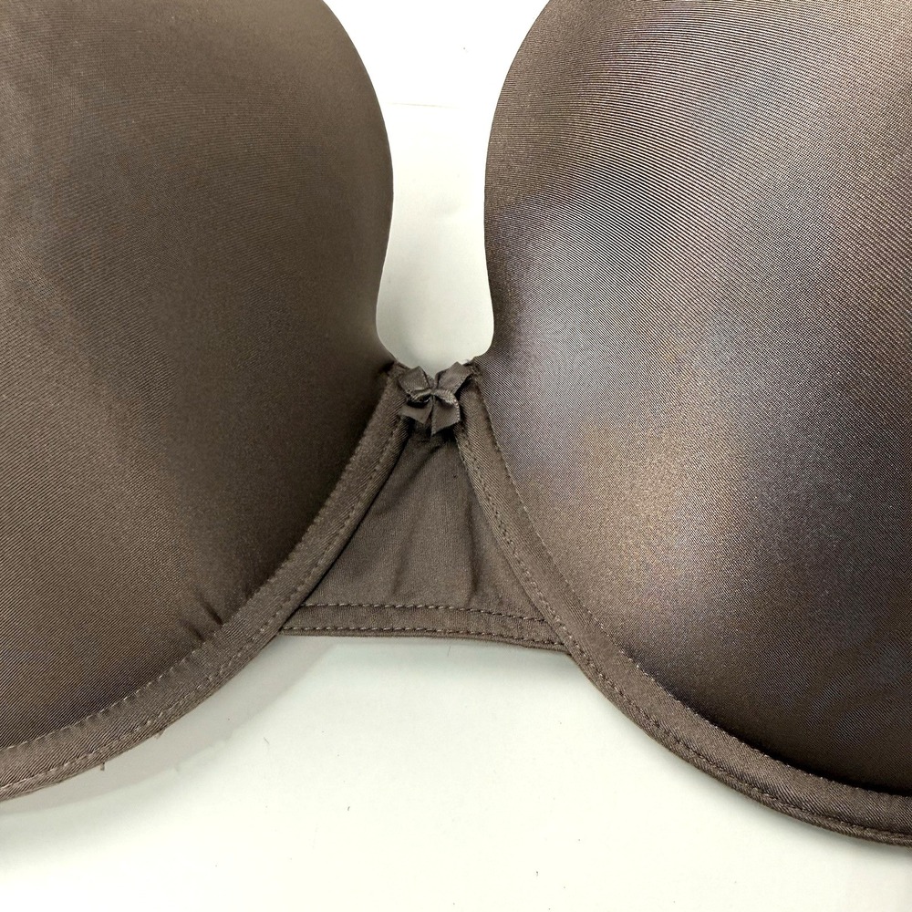 Paramour Felina Seamless Plunge 255455 Bra 40 DDD F Underwire T Shirt Multi Way - Picture 4 of 9